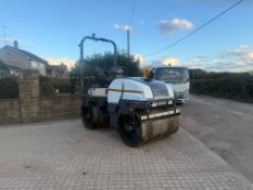 2014 ATLAS COPCO DYNAPAC CC1300 1300MM TWIN DRUM VIBRATING ROLLER *3526 HOURS*