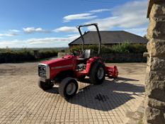 MASSEY FERGUSON 1230 27HP 4WD COMPACT TRACTOR WITH 2019 DEL MORINO THUNDER ROTAVATOR