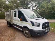 2018 68 FORD TRANSIT CAGED TIPPER - 89K MILES - EURO 6 - EX COUCIL - 1 KEY