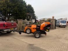 2019 FORST ST6D 6” DIESEL TOWBEHIND WOOD CHIPPER - 996 HOURS