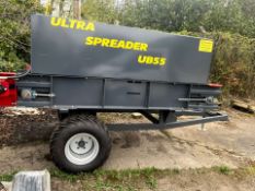 4 TONNE CAPACITY SPREADER - 5FT SPREAD WITH DISCHARGE BRUSH