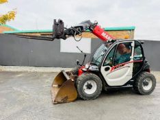MANITOU MT420H COMFORT TELEHANDLER*C/W PALLET TINES AND BUCKET*