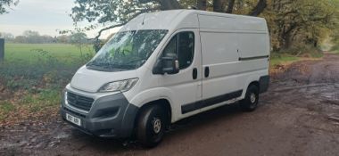 2017 17 FIAT DUCATO 35 MULTIJET II EX BT WORKSHOP VAN - 84K MILES - EURO 6 - INTERNAL RACKING