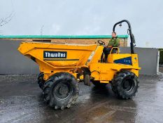 THWAITES 6 TONNE SWIVEL TIP DUMPER*YEAR 2008* ONLY 1453 HOURS*