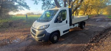 2018 68 PEUGEOT BOXER 335 L3 BLUEHDI DROPSIDE VAN - 88K MILES - EURO 6 - 1 KEY