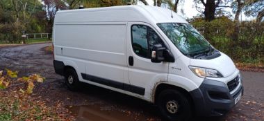 2017 17 FIAT DUCATO 35 MULTIJET II WORKSHOP PANEL VAN EX BT - 117K MILES - EURO 6 - INTERNAL RACKING