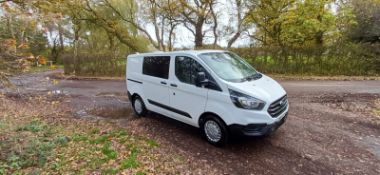 2019 19 FORD TRANSIT CUSTOM 320 BASE CREW CAB VAN - 122K MILES - EURO 6