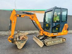 HANIX H22B EXCAVATOR*829 HOURS*C/W 4 EXTRA BUCKETS*