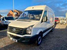 2015 15 VOLKSWAGEN CRAFTER CR35 STARTLINE TDI MWB PANEL VAN - 108K MILES - SERVICE HISTORY - NO VAT