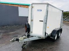 KNOTT TWIN AXLE BOX TRAILER*C/W FRONT AND REAR DOOR*