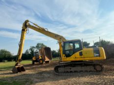 KOMATSU PC200LC LONG REACH EXCAVATOR - 10% BUYERS PREMIUM