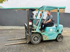MITSUBISHI FD20K CONTAINER SPEC FORKLIFT*C/W PALLET TINES*