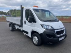 2021 71 PEUGEOT BOXER 335 L4 BLUEHDI DROP SIDE VAN - 140K MILES - AIR ON