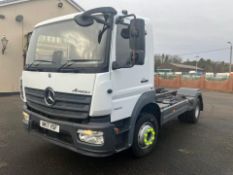 2017 17 MERCEDES-BENZ ATEGO 1323 13 TON CHASSIS CAB TIPPER HCV - 343K KM - EURO 6 - PTO