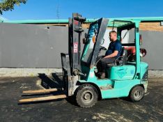 MITSUBISHI CASCADE SIDESHIFT FORKLIFT*C/W PALLET TINES*