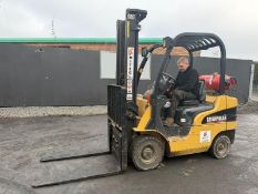 CATERPILLAR GP20CN 2 STAGE MAST SIDESHIFT FORKLIFT*C/W PALLET TINES*