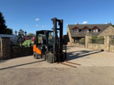 2018 DOOSAN D33S-7 3 TON DIESEL FORKLIFT - RUNS AND DRIVES - 4970 HOURS