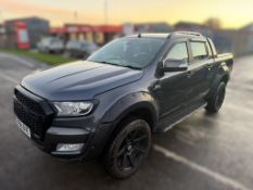 2018 68 FORD RANGER WILDTRAK 4X4 DCB TDCI A PICK UP - 70K MILES - LEATHER SEATS - 1 KEY