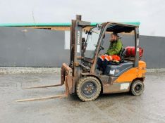 DOOSAN G25P-7 FORKLIFT*C/W FORK POSITIONER*YEAR 2019*