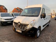 2017 67 RENAULT MASTER MM35 B-NESS ENERGY DCI PANEL VAN - 189K MILES - AIR CON - 2 KEYS