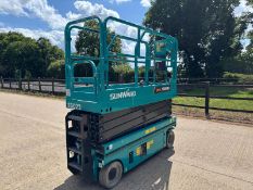 2022 SUNWARD SWSL1008DC ELECTRIC SCISSOR LIFT *61 HOURS*