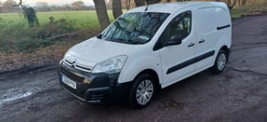 2018 18 CITROEN BERLINGO 850 EN-PRISE BLUEHDI PANEL VAN - 92K MILES - 3 SEATS - 1 KEY