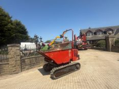HINOWA 2500 2.5 TON DIESEL RUBBER TRACKED PEDESTRIAN DUMPER