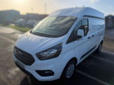 2020 70 FORD TRANSIT CUSTOM 320LEADER EBLUE PANEL VAN - 87K MILES - L2 H2 - EURO 6