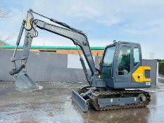 2017 VOLVO EC55D RUBBER BLOCK TRACKS EXCAVATOR - C/W BUCKET - 7860 HOURS