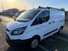 2017 17 FORD TRANSIT CUSTOM 310 PANEL VAN - EX BT - 108K MILES - ROOF RACK
