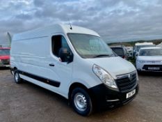 2017 17 VAUXHALL MOVANO L3H2 F3500 CDTI PANEL VAN - 69K MILES - SAT NAV - 2 KEYS