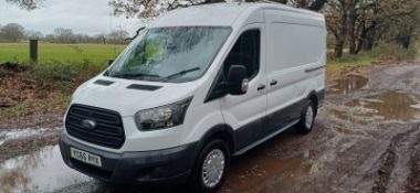 2016 66 FORD TRANSIT WORKSHOP VAN - 77K MILES - INTERNAL RACKING - 1 KEY