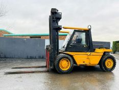 DCH DOH 12 TONNE 2 STAGE MAST LIFT *C/W 8FT TINES*