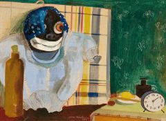 Felix Nussbaum: Stillleben mit Maske und Pullover