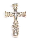 925 Silber Thors Hammer Wolfskreuz