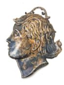 Antike Silberblech Votivgabe