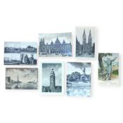 Lot antike Bremer Postkarten