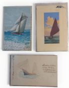 Lot antike Schiffs Postkarten