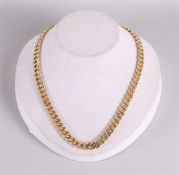 Een 14 krt 585/1000 schakelcollier.