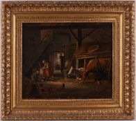 Ravenswaaij van, Jan sr (Hilversum 1789-1869) "Boereninterieur"