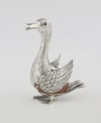 A hardstone duck by Manuel Alcino