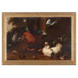 Melchior de Hondecoeter Attrib. (1636-1695), Barnyard fowls