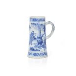 A Chinese porcelain tankard (snelletje)