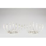 A pair of seven-light candelabra