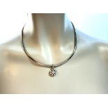 Brillantcollier 0,55 ct