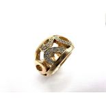 Designring Brillanten pavé