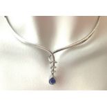 MOMMEN Collier, Tansanit ca. 3,00 ct