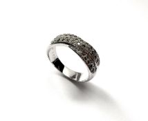 CHRIST Brillant-Ring Pavé-Fassung 585 Weißgold