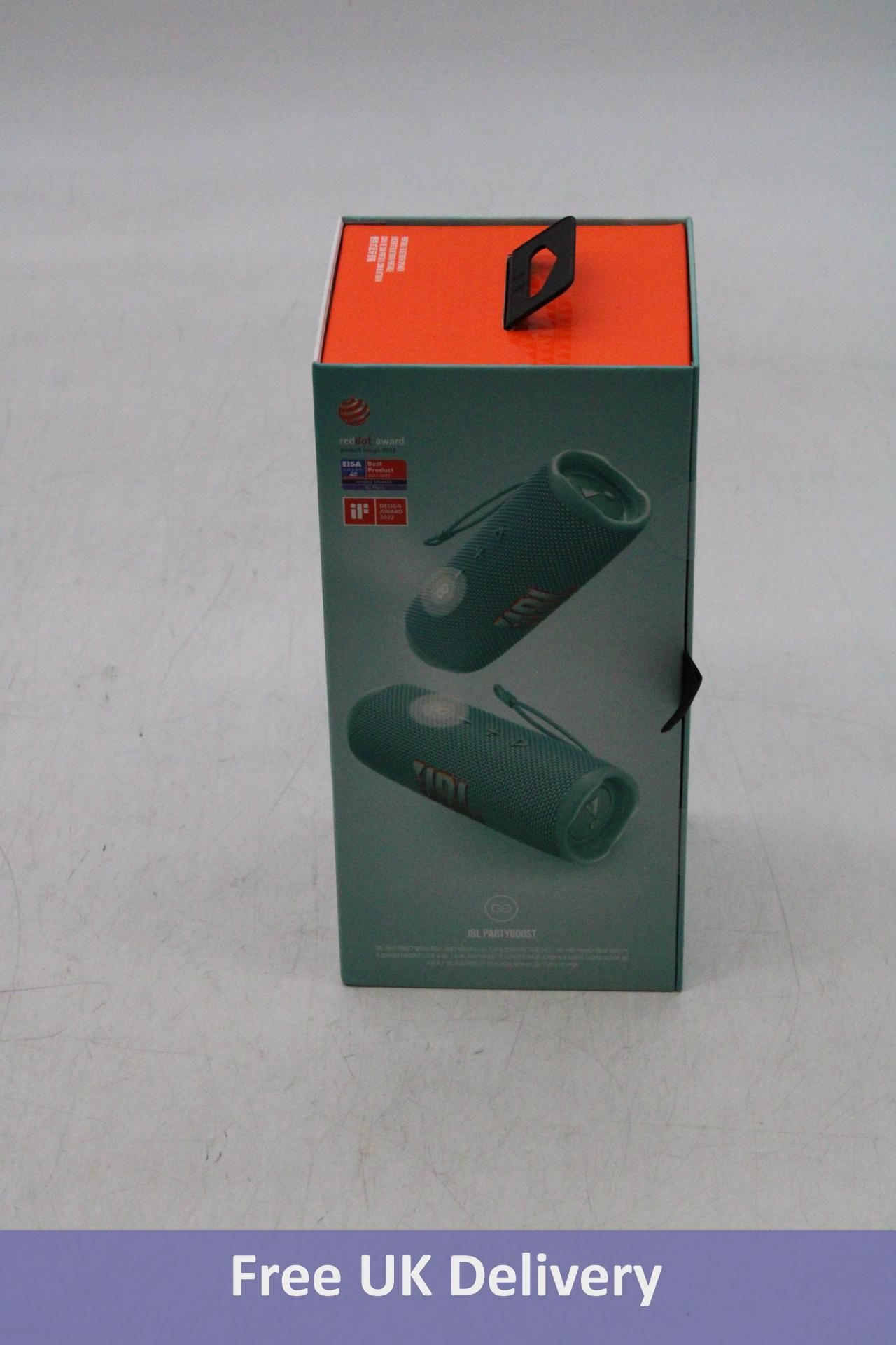 JBL Flip 6 Bluetooth Speaker, Teal