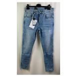 G-Star RAW Men's 3301 Slim Jeans, Indigo Aged, Size W31 L34